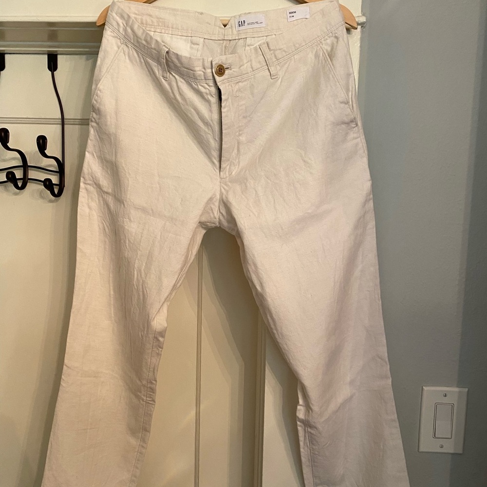 GAP Men’s linen pants 32 waist 30 leg